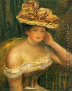 Woman Wearing A Corset - Pierre Auguste Renoir