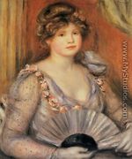 Woman With A Fan - Pierre Auguste Renoir