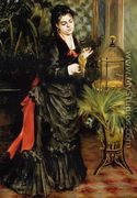 Woman With A Parrot Aka Henriette Darras - Pierre Auguste Renoir