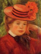 Young Girl In A Red Hat - Pierre Auguste Renoir