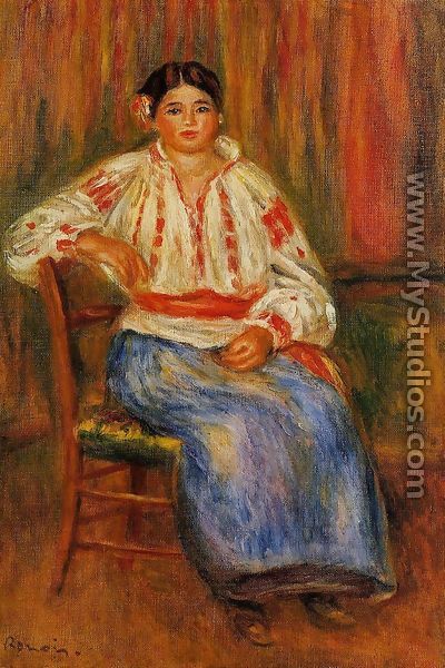 Young Roumanian - Pierre Auguste Renoir