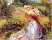 Young Woman In A Hat2 - Pierre Auguste Renoir