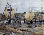 Boats Under Construction - Berthe Morisot