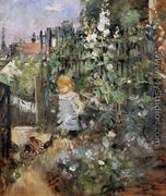 Child In The Rose Garden - Berthe Morisot