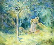 Haying At Mezy - Berthe Morisot