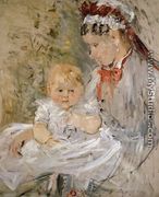 Julie with her Nurse 1880 - Berthe Morisot