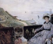 On The Terrace - Berthe Morisot