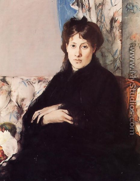 Portrait Of Madame Pontillon - Berthe Morisot