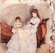 The Artists Sister Edma With Her Daughter Jeanne - Berthe Morisot