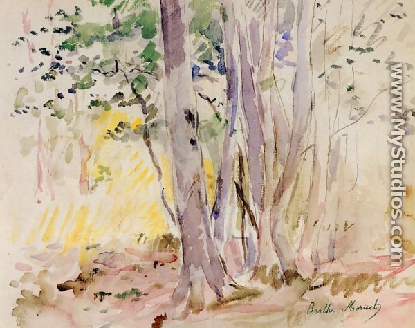 The Bois De Boulogne - Berthe Morisot