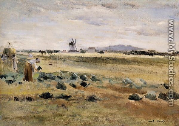 The Little Windmill At Gennevilliers - Berthe Morisot