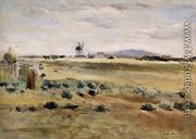 The Little Windmill At Gennevilliers - Berthe Morisot