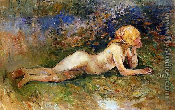 The Reclining Shepherdess - Berthe Morisot