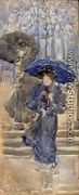 Ladies In The Rain - Maurice Brazil Prendergast