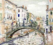 Little Bridge  Venice - Maurice Brazil Prendergast
