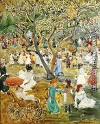 May Party Aka May Day  Central Park - Maurice Brazil Prendergast