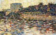 Courbevoie  Landscape With Turret - Georges Seurat
