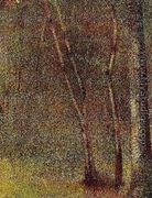 In The Woods At Pontaubert - Georges Seurat