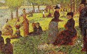 Sketch With Many Figures - Georges Seurat