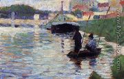 The Bridge   View Of The Seine - Georges Seurat