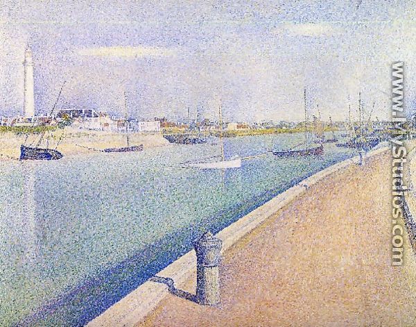The Channel At Gravelines  Petit Fort Philippe - Georges Seurat