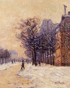Passers By In Paris In Winter - Armand Guillaumin