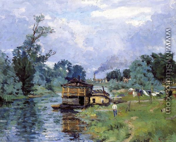 The Banks Of The River2 - Armand Guillaumin