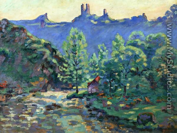 The Moulin Brigand  Ruins Of Chateau De Crozant - Armand Guillaumin