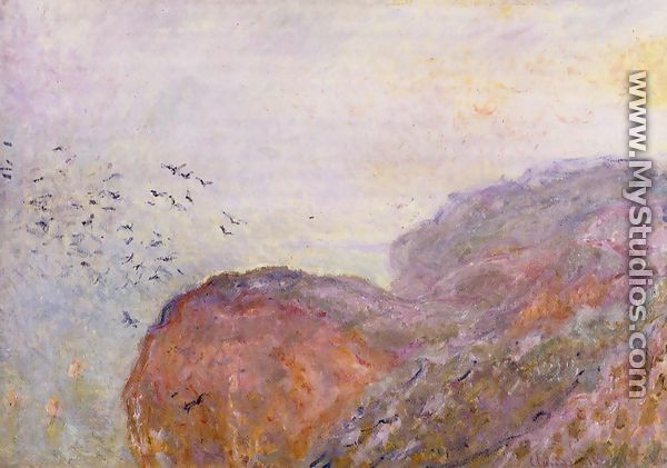 A Cliff Near Dieppe - Claude Oscar Monet