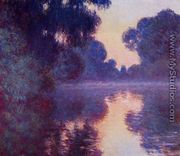 Arm Of The Seine Near Giverny At Sunrise - Claude Oscar Monet