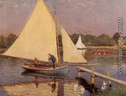 Boaters At Argenteuil - Claude Oscar Monet