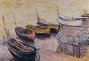Boats On The Beach - Claude Oscar Monet