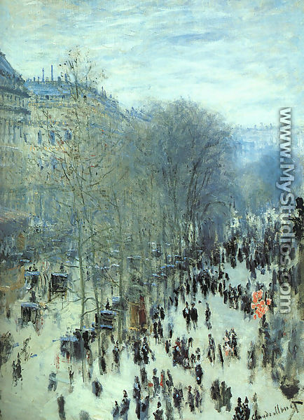 Boulevard Des Capucines - Claude Oscar Monet