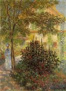 Camille Monet In The Garden At The House In Argenteuil - Claude Oscar Monet