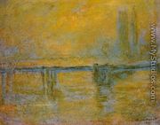 Charing Cross Bridge  Fog - Claude Oscar Monet