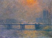 Charing Cross Bridge  The Thames - Claude Oscar Monet