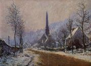 Church At Jeufosse  Snowy Weather - Claude Oscar Monet