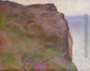 Cliff At Petit Ailly  At Varengeville - Claude Oscar Monet