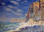 Cliff Near Fecamp - Claude Oscar Monet