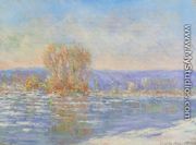 Floating Ice Near Bennecourt - Claude Oscar Monet