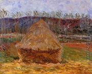 Grainstack At Giverny - Claude Oscar Monet