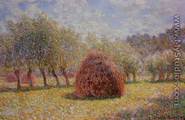 Haystacks At Giverny2 - Claude Oscar Monet