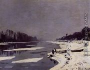Ice Floes On The Saine At Bougival - Claude Oscar Monet