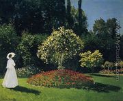 Jeanne Marguerite Lecadre In The Garden - Claude Oscar Monet