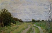 Lane In The Vineyards At Argenteuil - Claude Oscar Monet