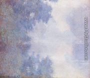 Morning On The Seine  Mist - Claude Oscar Monet