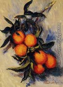 Orange Branch Bearing Fruit - Claude Oscar Monet