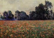 Poppies At Giverny - Claude Oscar Monet