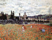 Poppies Near Vetheuil - Claude Oscar Monet