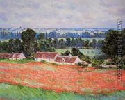 Poppy Field At Giverny - Claude Oscar Monet
